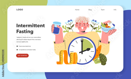 Dietary Trends. Flat Vector Illustration