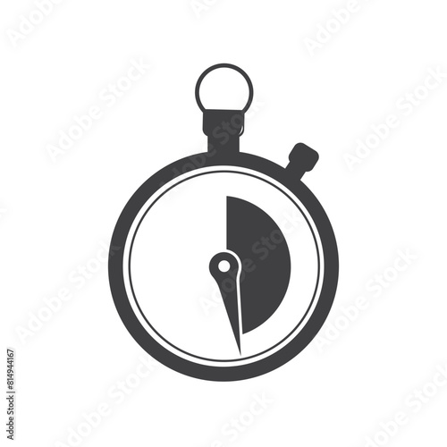 Clock and time icon