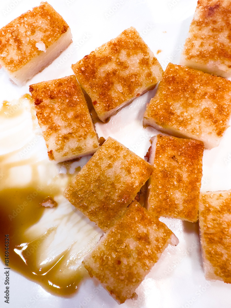 Taiwan, breakfast, delicious, radish cake, Chinese pastry Taiwan, breakfast, delicious, radish cake, Chinese pastry