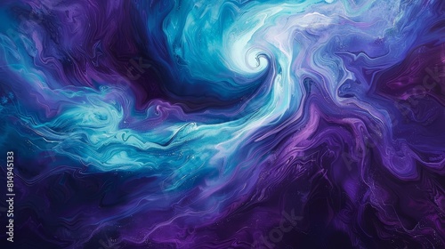 Swirling colors resembling an ethereal galaxy backdrop