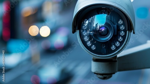 Save CCTV camera new technology for Checking speed of cars on high way street and check for safe accidence on street are signal of counting by CCTV system, CCTV photo