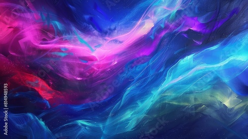 Aurora borealis ribbons swirl in indigo night awe-inspiring backdrop
