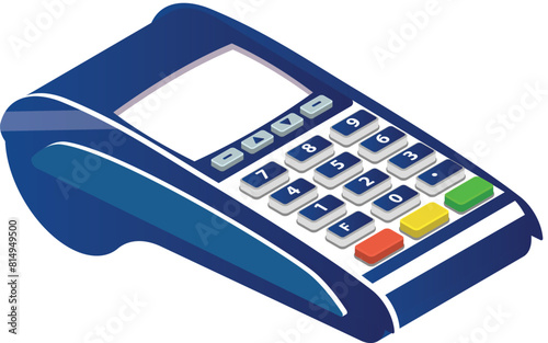EDC Machine Pay Technology Illustration