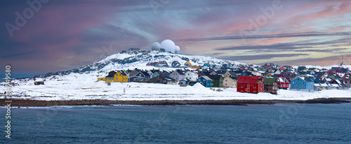 Bilde på lerret Village of Vardo, northern Norway