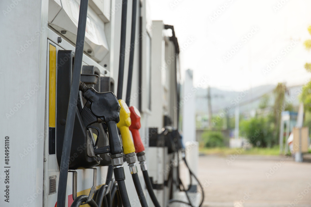 Gasohal,pretrol,diesel station petrol car in line fuel up. concept business industry and transporation.relatively high price during war Russia and Ukraine concept. Gasohal,pretrol,diesel station petrol car in line fuel up. concept business industry and transporation.relatively high price during war Russia and Ukraine concept.