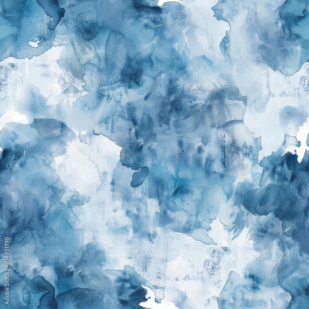 Obraz premium Watercolor Ink seamless pattern background