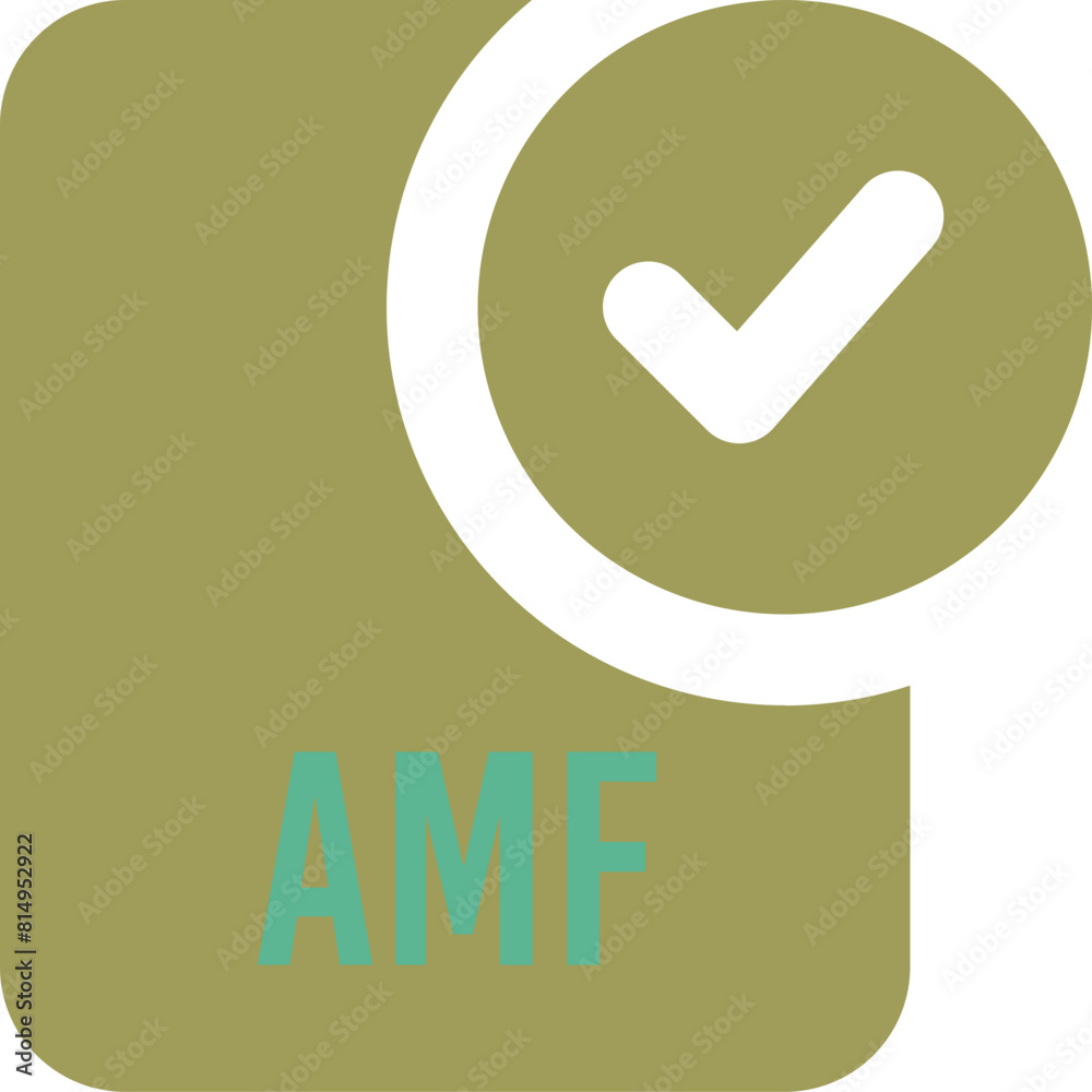 AMF ip File icon with black checked mark AMF ip File icon with black checked mark