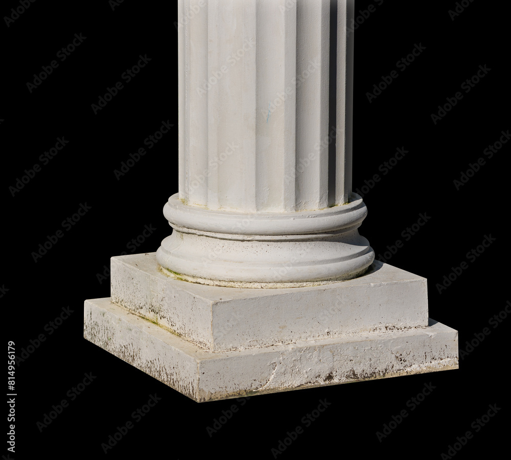 Elements of architectural decorations of buildings, columns and capitals, gypsum moldings, wall textures and patterns. On the streets in Turkey, public places.