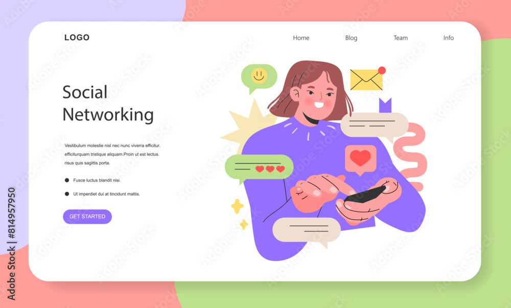 Social Networking concept. Vector illustration. Social Networking concept. Vector illustration.