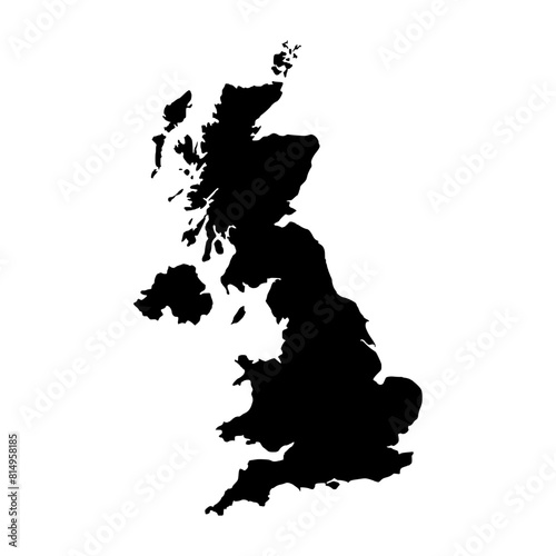 United Kingdom map vector illustration design