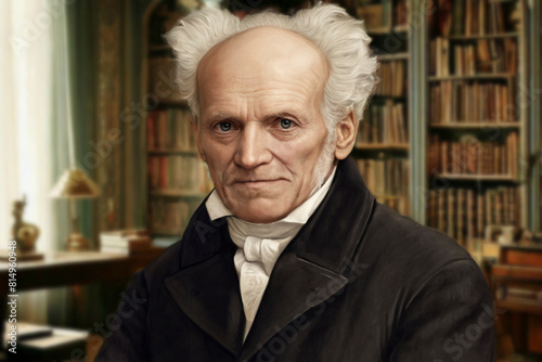 Arthur Schopenhauer was a German philosopher, considered one of the greatest thinkers of the 19th century and of the modern era photo