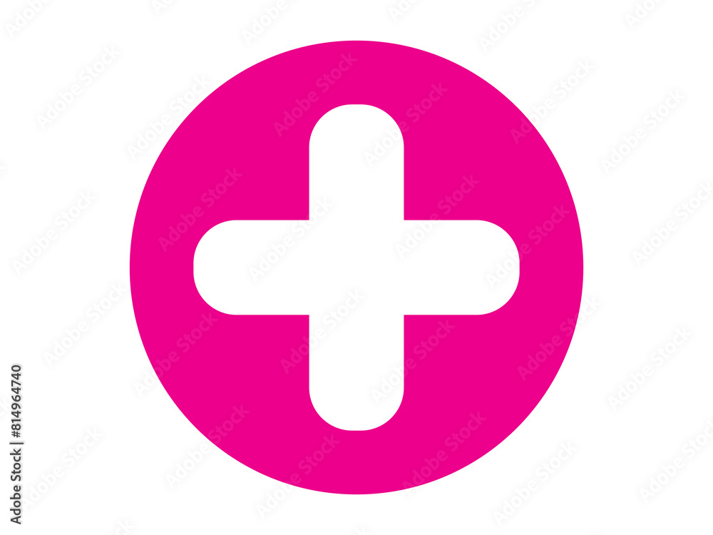 Fototapeta premium Plus symbol button