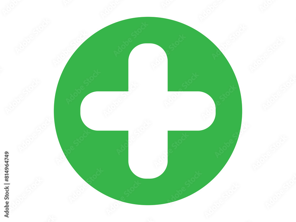 Fototapeta premium Plus symbol button