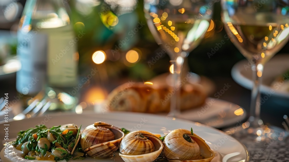 Naklejka premium Host a cooking competition featuring innovative takes on classic Danish recipes.photo realistic, natural lighting, high resolution photography