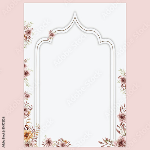 Luxury Nikkah Certificate, Premium A4 Islamic Wedding Contract, Nikkah Nama, Muslim Marriage Certificate, Personalized Names, Islamic, marriage, certificate, Dini Nikah, Nikah. vector illustration eps