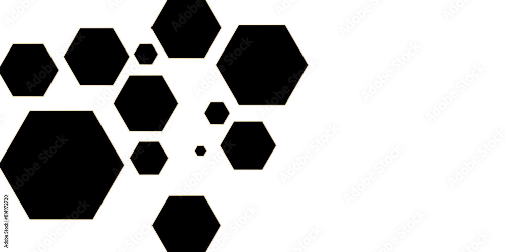 Vector hexagon banner design background with hexagon pattern. Digital futuristic banner technology concept background. Design for science, banner, medicine or technology background Vector hexagon banner design background with hexagon pattern. Digital futuristic banner technology concept background. Design for science, banner, medicine or technology background