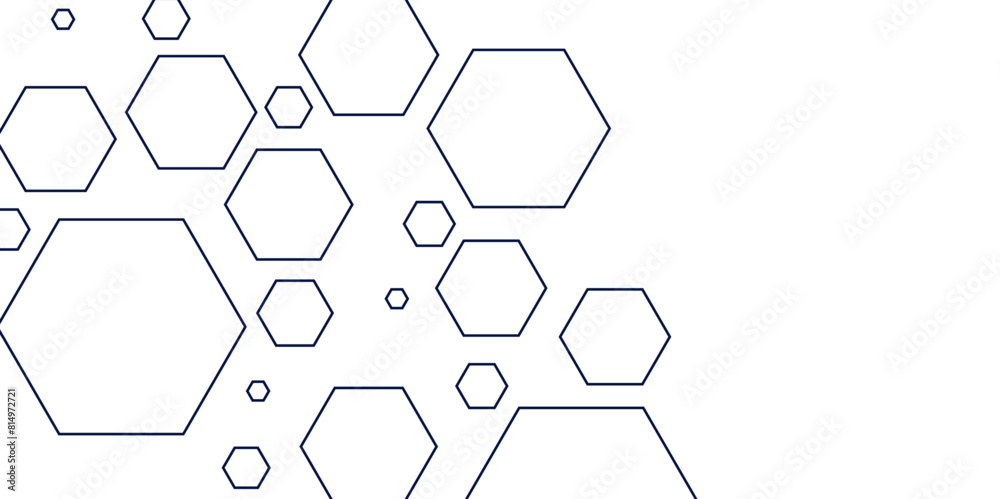 Vector hexagon banner design background with hexagon pattern. Digital futuristic banner technology concept background. Design for science, banner, medicine or technology background Vector hexagon banner design background with hexagon pattern. Digital futuristic banner technology concept background. Design for science, banner, medicine or technology background