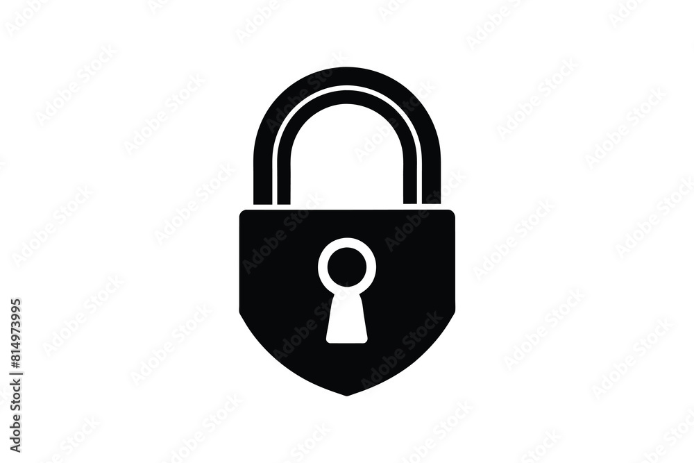 a padlock with a black padlock that says padlock a padlock with a black padlock that says padlock