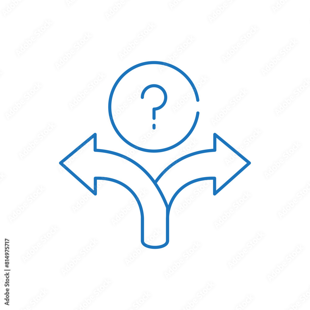 Better Decision Making Vector Icon Design Better Decision Making Vector Icon Design