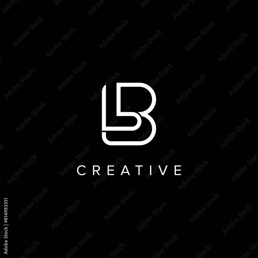 LB BL Alphabet Letter logo design. Initial Vector symbol. LB BL Alphabet Letter logo design. Initial Vector symbol.
