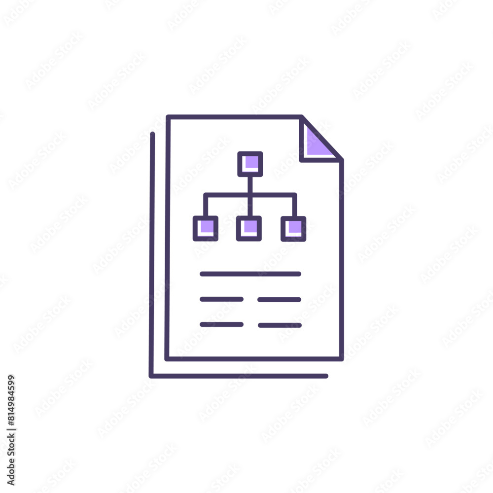 Scenario Analysis Vector Illustrtaion Icon Design Scenario Analysis Vector Illustrtaion Icon Design