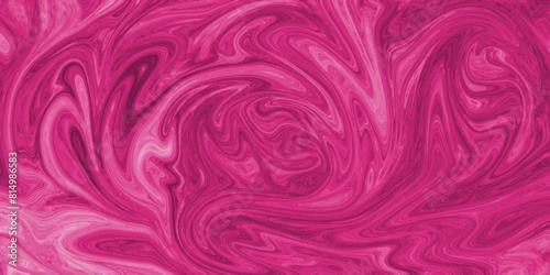 Seamless pattern with pink swirls. Abstract ink painting background, Mixture of acrylic paints. Abstract pink color acrylic pours liquid marble surface design.	