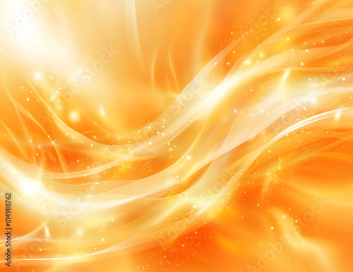 abstract orange background with stars
