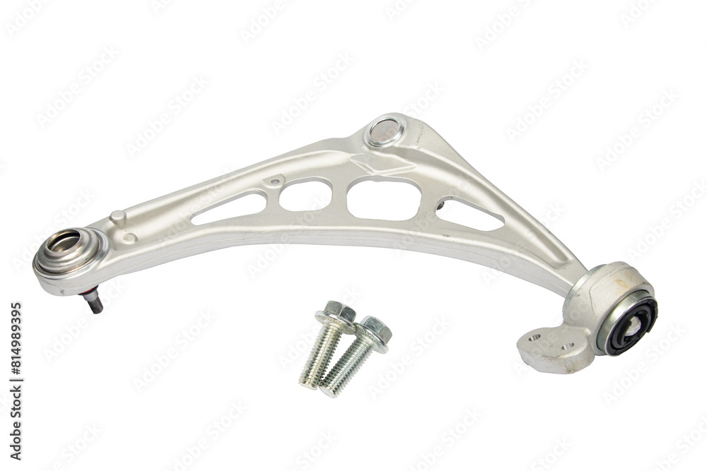Suspension arm isolated on white background Suspension arm isolated on white background