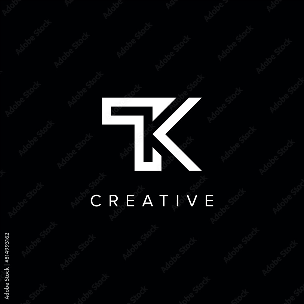 TK KT Alphabet Letter logo design. Initial Vector symbol. TK KT Alphabet Letter logo design. Initial Vector symbol.