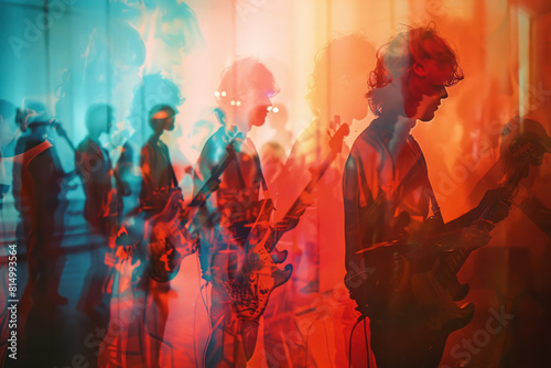 Interactive digital artwork that changes and morphs with viewer interactions, akin to the live response of musicians in a jam,