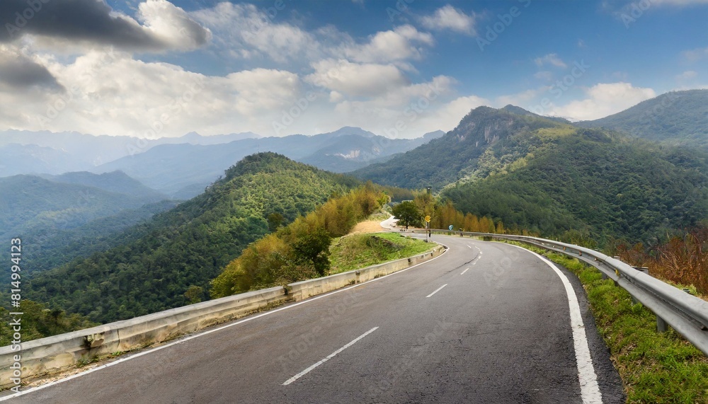 Naklejka premium road in the mountains