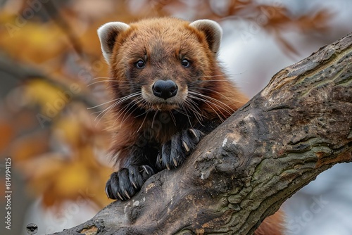 Red panda (Ailurus fuliginosus) portrait photo