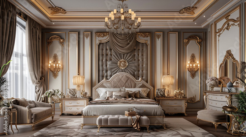 Mirrored dressers reflecting the beauty of the surroundings, doubling the elegance of any bedroom they inhabit.