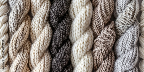 Knitted wool texture background. Woolen yarn background. Knitted texture