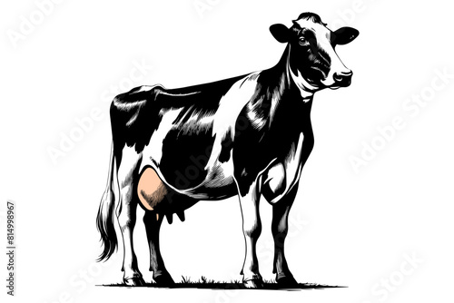 Dairy Cow clip art. vector illustration