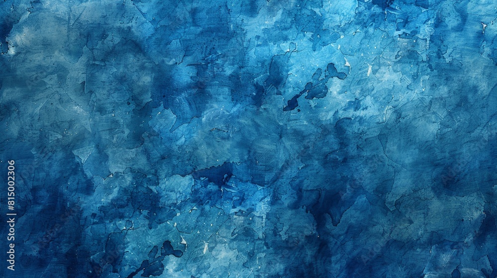 Abstract painting with shades of blue and textures Abstract painting with shades of blue and textures