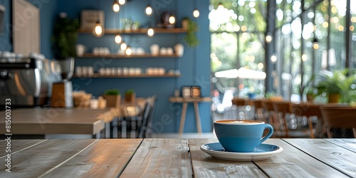 Capturing the Charm of a Cozy Coffee Shop  A Photo with Bokeh Decor. Concept Coffee Shop  Cozy Ambiance  Bokeh Decor  Lifestyle Photography  Warm Atmosphere