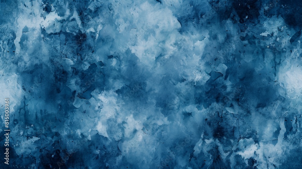 Abstract painting with shades of blue and textures Abstract painting with shades of blue and textures