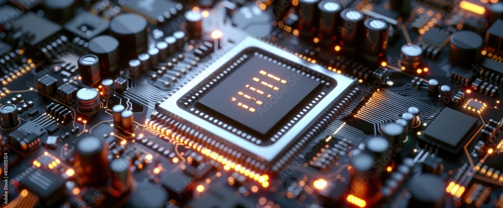 Bitcoin Chip Crypto Currency On A Microprocessor Icon Is Represented In A 3D Render,High Resolution Bitcoin Chip Crypto Currency On A Microprocessor Icon Is Represented In A 3D Render,High Resolution