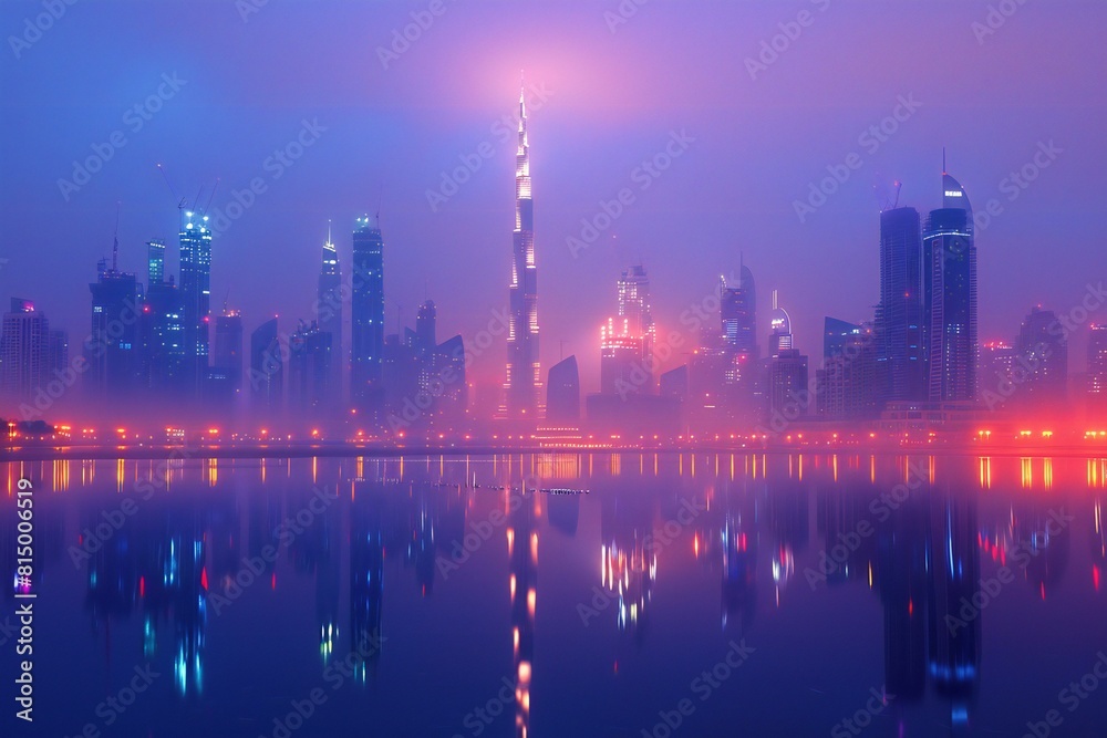 Illustration of dubai in motion image no, high quality, high resolution