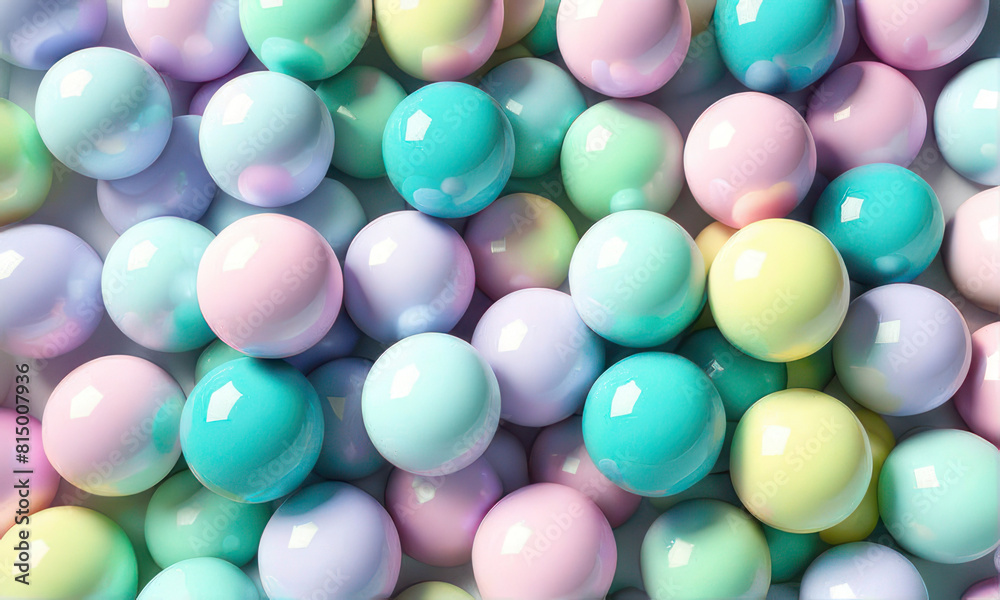 glossy balls, pastel color, childhood abstract glossy balls, pastel color, childhood abstract