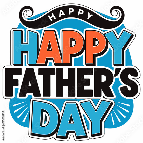 happy-father-s-day-t-shirt design-vector-illustration