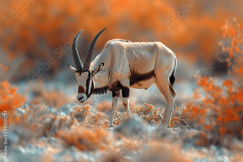 Gemsbok antelope (Oryx gazella) photo