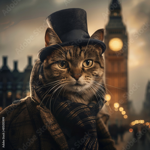 Sherlock Holmes as a Cat photo