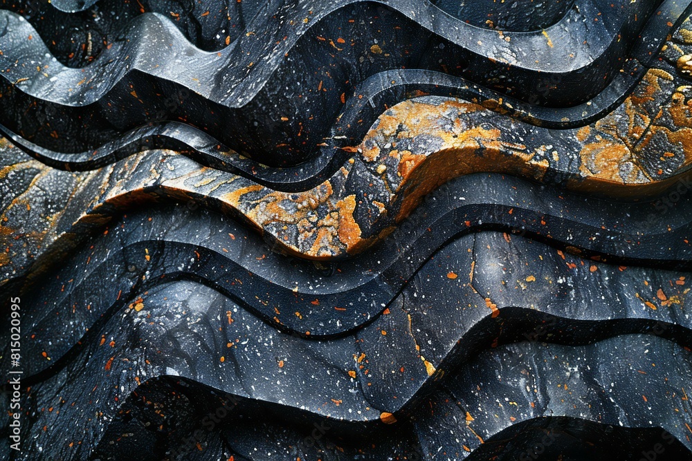 An image of a black granite surface, high quality, high resolution