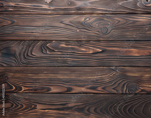 Luxurious Dark Wood Texture with Veins and Sawdust