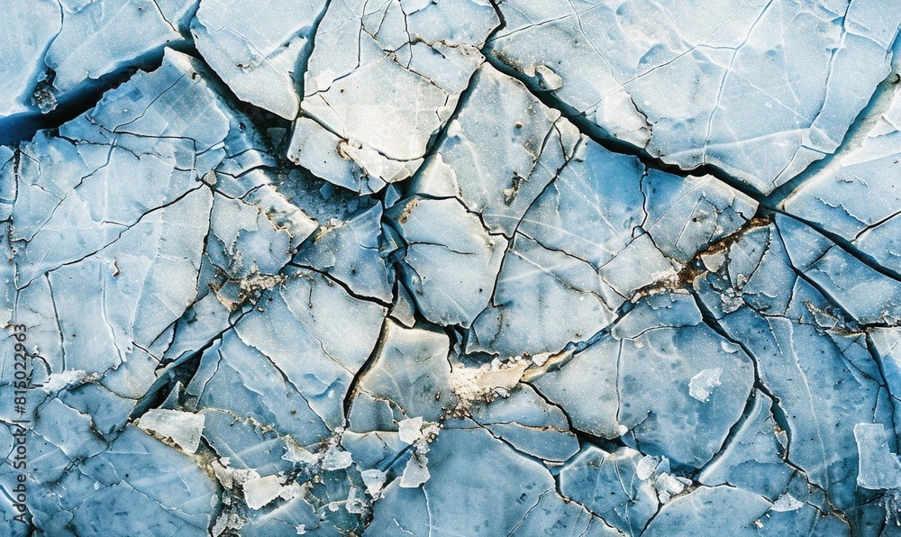 Cracked ice sheet texture background Cracked ice sheet texture background