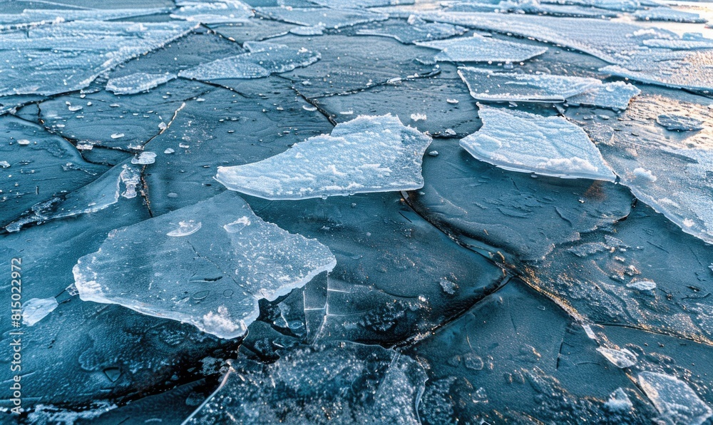 Cracked ice sheet texture background Cracked ice sheet texture background