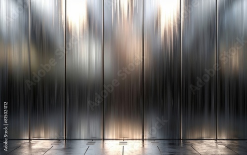 Seamless brushed metal texture with light reflections.