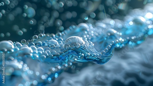 Visualizing the Lipid Monolayer at the Air Water Interface Intricate Bubbles and Fluid Dynamics photo